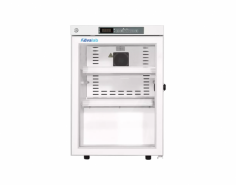 Advalab Pharmacy Refrigerator ensures reliable temperature management between two and eight degrees Celsius for pharmaceuticals. With a sixty-liter stainless steel design, an LCD display, digital controls, and eco-friendly refrigerant, it offers durability, precision, energy efficiency, and low maintenance.