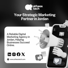 Looking to grow your business and connect with more customers? AtheosTech is a trusted Digital Marketing Agency in Jordan, offering expert strategies to boost your brand’s visibility and reach. Let’s work together to achieve your goals and take your business forward. Read this article to learn how we can help you grow!