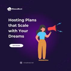 Achieve your goals with NinzaHost's flexible hosting plans, designed to grow alongside your business. Enjoy scalable, secure, and high-performance solutions tailored to meet your evolving needs.