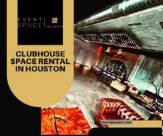 Host unforgettable events with Event Space Unlimited's Clubhouse Space Rental in Houston. Our versatile and elegant venues suit any occasion, offering the perfect mix of style and functionality. Elevate your gathering with ease and sophistication.