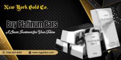 Buy platinum bars from New York Gold Co for a reliable investment. Explore our premium selection of platinum bars with competitive prices and exceptional quality. Call at (718) 507-8787.
