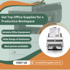 At Aussie Office Supplies, we offer a wide variety of high-quality office accessories. We have advanced office equipment, stationery products, from pens and paper to every essential  office supplies. We're based in Australia, so you can enjoy fast shipping and delivery times. Upgrade your office with the best accessories from Aussie Office Supplies. Buy online office products today at unbeatable prices. Visit our official website today. 
