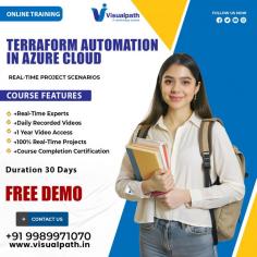 Visualpath provides the Best Terraform Online courses globally. Our Terraform Online Training enhances your career in Azure Virtual Machines, cloud computing, and Terraform workflow. Call +91-9989971070 to book a Free Demo session. WhatsApp: https://www.whatsapp.com/catalog/919989971070/ Visit blog: https://visualpathblogs.com/ Visit: https://www.visualpath.in/terraform-online-training.html 