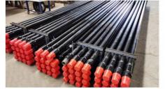 DTH drill pipes are widely used in mining,water well drilling,geothermal,oil and all kinds of DTH rock drilling,with high quality low carbon steel to ensure good resistance to strengthen and tensile,friction welded to ensure the adapter and pipe connect tightly as a whole set the cyclic extrusion-compression ensure reliable pipe


See more: https://www.agdrill.com/DTH-Pipes.html
