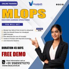 Visualpath offers comprehensive MLOps Online Training led by industry experts. Our MLOps Course is available globally, including in the USA, UK, Canada, Dubai, and Australia. Gain practical skills in machine learning operations and real-time project experience. Contact us at +91-9989971070 to schedule a free demo Visit https://www.visualpath.in/mlops-online-training-course.html  WhatsApp: https://www.whatsapp.com/catalog/919989971070/ Visit Blog: https://visualpathblogs.com/ 