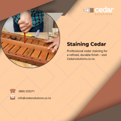 You are avail of our services for Staining cedar cladding in Auckland

Stains are an effective way of providing a barrier to the harsh UV rays but when you avail our services for Staining cedar cladding Auckland, we provide guidance to ensure the colour tones compliment the surroundings of your home or building. Call us for a free on-site assessment if you are looking for Cedar staining Auckland.