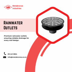 Metabronze’s Rainwater Outlets are an ideal solution for roof drainage

We are New Zealand's longest-serving supplier of roof and Drainage systems because we offer practical and innovative solutions along with personalized service. All our products including Rainwater Outlets are New Zealand-made and comes with an MBI watermark. Contact us today and get your drainage fixed.