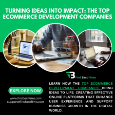 The Top Ecommerce Development Companies are experts in turning innovative concepts into functional, user-friendly platforms. They focus on creating seamless digital experiences that help businesses adapt, grow, and thrive in an ever-evolving online marketplace. More information here - https://findbestfirms.com/agencies/top-ecommerce-development-companies/