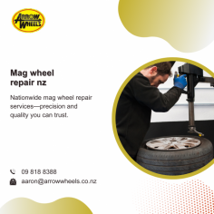 Expert mag wheel repair NZ services available across the country

High-quality mag wheel repair in NZ offers comprehensive repair services for scratched or damaged wheels. Trust skilled technicians for reliable solutions that restore both appearance and performance. Visit arrowwheels.co.nz to learn more!