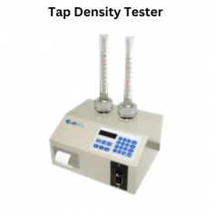 Labnics Tap Density Tester is a compact device designed for precise material characterization. It features microprocessor control. The tester offers adjustable tapping frequency from 0 to 300 rounds per minute, handles samples up to 250 milliliters or 500 grams, and performs 99,999 taps.
