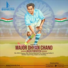 FREE Major Dhyan Chand Posters and Templates on Brands.live!
 
Commemorate Major Dhyan Chand Punyatithi with Free Major Dhyan Chand images and inspiring quotes. Brands.live offers a variety of templates, including Major Dhyan Chand poster and Major Dhyan Chand quotes photos to help you share the achievements of the hockey legend effortlessly. Pay tribute and inspire your audience with ready-to-use designs tailored for social media posters and other platforms.

Download Brands.live Now—Because सब आसान है!

#MajorDhyanChand #HockeyLegend #Punyatithi #SocialMediaPoster #BrandsLiveApp

 https://brands.live/festivals/major-dhyan-chand-punyatithi?utm_source=Seo&utm_medium=imagesubmission&utm_campaign=major_dhyanchand_punyatithi_web_promotions
