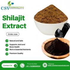 Shilajit (sometimes spelled as "silajit") is a natural substance found primarily in the Himalayan mountains and some other mountain ranges, consisting of organic plant material that has decomposed over centuries. It is typically harvested and processed into an extract for use in various traditional and herbal remedies.

To generate a shilajit extract, the general process involves several steps, which I will outline for you:

1. Harvesting Raw Shilajit

Shilajit is typically found in rock crevices in high-altitude regions like the Himalayas.
It is collected by carefully scraping it from rocks where it oozes out, especially during the warmer months.

2. Purification

Raw shilajit often contains impurities like dirt, dust, or other debris, so purification is necessary. This can be done by:

Washing: The raw shilajit is washed with clean water to remove dust and larger impurities.

Water Bath: Some people use a water bath or warm water to dissolve the shilajit, separating it from contaminants.

Boiling: The shilajit is heated to a specific temperature to eliminate microbial content. It helps to dissolve any soluble materials and separates unwanted elements.

3. Extraction
There are various methods of extracting the active compounds from the shilajit:

Water Extraction: One of the most common methods involves dissolving raw shilajit in warm distilled water to extract the soluble components. Afterward, the solution is filtered to remove insoluble matter.

Alcohol Extraction: Some prefer using alcohol, such as ethanol, to extract certain active ingredients from shilajit. This method is more effective for extracting specific compounds like fulvic acid, which is believed to be one of the key active ingredients in shilajit.

4. Concentration
After extracting the active compounds, the liquid solution may need to be concentrated.
This can be done by gently heating the extract to evaporate the solvent (water or alcohol) and leave behind a more concentrated extract. This method can also help to remove excess moisture.

5. Purity Testing
After concentration, the extract is tested for purity, ensuring there are no harmful levels of contaminants like heavy metals or microbial presence.

High-quality shilajit should be free of any toxins and should have a concentration of bioactive compounds like fulvic acid.

6. Final Processing
The final shilajit extract may be packaged in various forms: solid, resin-like forms (which is the most common) or as a powder, liquid extract, or capsules.

7. Storage
The extract is stored in airtight containers to maintain its potency. It should be kept in a cool, dark place to prevent degradation.

Key Considerations:

Quality of Raw Shilajit: 

The purity and source of raw shilajit are crucial. Poor-quality shilajit can contain contaminants or synthetic additives, which can affect the safety and efficacy of the final extract.

Purity and Potency: Always ensure that the shilajit extract you are consuming or using has been properly tested and purified. In traditional use, high-quality shilajit is prized for its high concentration of fulvic acid and minerals.

If you're looking to use or buy shilajit extract, it is advised to consult with a health professional to ensure it is safe for your specific needs.