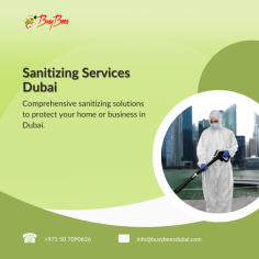 Expert Sanitizing Services in Dubai for a Clean Environment

Ensure a clean and safe environment with Busy Bees Dubai's Deep Cleaning And Sanitizing Services. We offer comprehensive Office Disinfection Services in Dubai and top-notch Sanitizing Services Dubai-wide. Prioritize hygiene and well-being with Busy Bees Dubai.