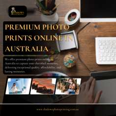 If you're looking for premium photo prints online in Australia? Shadows Photo Printing provides high-quality prints that bring your cherished memories to life. Whether you’re looking for canvas prints, photo books, or traditional prints, we offer outstanding quality, affordable prices, and fast delivery. Our expert service guarantees flawless prints, turning your photos into timeless treasures. Trust us to capture your special moments in vibrant color and stunning detail.