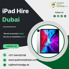 If you need iPad hire services for your global events that are seamless and efficient. Techno Edge System L.L.C. company is best for rentals in UAE. contact today at +971-54-4653108 for a quote and 
hire affordable iPad rental in Dubai.
Visit us: https://www.ipadrentaldubai.com/ipad-hire-dubai/
