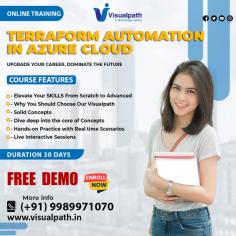 Visualpath provides the Best Terraform Online courses globally. Our Terraform Online Training enhances your career in Azure Virtual Machines, cloud computing, and Terraform workflow. Call +91-9989971070 to book a Free Demo session. WhatsApp: https://www.whatsapp.com/catalog/919989971070/ Visit blog: https://visualpathblogs.com/ Visit: https://www.visualpath.in/terraform-online-training.html 