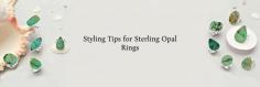 The sterling opals that are set in your sterling opal rings are mass-produced, which brings down the cost of an individual piece. Also, since they are mass-produced, they are readily available in the market, and this is not the case with natural opals, which are rarer and are present in limited quantities.