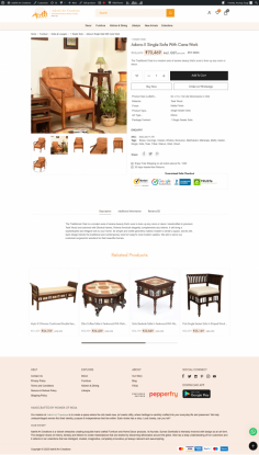 Discover Handcrafted Designer Wooden Chairs - Add a Touch of Class!

Elevate your space with the sophistication of handcrafted designer wooden chairs from Aakriti Art Creation. Each chair is meticulously crafted to perfection, combining elegance, comfort, and durability. Our collection features a variety of styles, from classic to contemporary, ensuring that you find the perfect piece to complement your decor. Whether you’re looking to furnish a living room, dining area, or office, our designer wooden chairs offer unmatched quality and timeless appeal. Browse our selection at aakriti.store and add a touch of class to your home today.