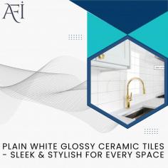 Elevate your interiors with plain white glossy ceramic tiles. Perfect for modern, minimalist, or timeless designs, these tiles bring brightness and elegance to any space. Durable, easy to clean, and ideal for walls or floors. Shop now for premium quality!

For more information about ceramic tiles do visit our website: https://amazing-flooring.com/products-ceramic-tiles-plain-white-glossy/
