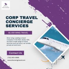 The Corporate Travel Concierge Services offered by Silver Wing Travel are intended to make business travel a smooth and elegant experience. We offer specialised solutions to satisfy the particular requirements of executives, teams, and organisations since we recognise how difficult it can be to manage business travel.
Visit on site: https://www.silverwingtravel.com/