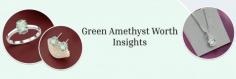 Green Amethyst: Discover Its Value and Price Trends

The value of Green Amethyst Value is determined by several key factors, including color, clarity, cut, and carat weight. The crystal that radiates a rich, evenly distributed green color without any visible complexions or flaws is the most valuable one. The gemstones that possess dark green color are mostly more valuable than those gemstones that possess lighter shades. Like other crystals, the cut of the green amethyst also influences its value, with well-proportioned and expertly faceted stones commanding higher value.