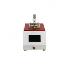 Testoz Rubbing Fastness Tester evaluates leather and material wear with a weighted rubbing head, operating at a consistent rate for reliable results. Features include an LCD display, a single test position, wet/dry testing, a durable build, and global standard compliance.
