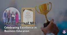 Award Gallery of NBS: Celebrating Excellence in Business Education showcases the Recipient of Highest Accolades with its prestigious Awards & Recognitions. The Award Gallery of NBS reflects a legacy of achievements, including titles like NBS Awards 2021 and distinctions as an Award Winner 24. These accolades underline NBS's commitment to fostering visionary leaders through innovation, global skill development, and high academic standards. Explore the journey of excellence and recognition that places Narayana Business School among India's finest institutions for business education. 