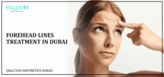 Smooth away forehead wrinkles and fine lines with cutting-edge treatments at Halcyon Aesthetics Dubai. Led by Dr. OBT, achieve youthful, radiant skin today.