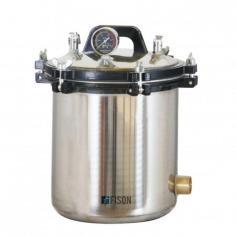 Portable autoclave FM-PA-A101

Fison Portable Autoclave is an 18L top-loading sterilizer, available in electric or LPG heating, ideal for small spaces. This Class N autoclave features a leak-proof stainless steel chamber, 0.16 MPa pressure, 126°C sterilization, dual-scale pressure gauge, indicator light and water level protection for reliable, safe operation.