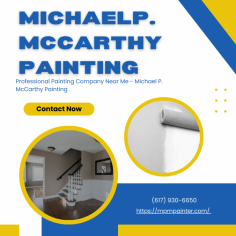 Are you searching for reliable painters near me or top-notch painting contractors in MA? Look no further than Michael P. McCarthy Painting, your premier choice for expert residential and commercial painting services. Serving Waltham, Auburndale, Bedford, Cambridge, and beyond, we specialize in delivering high-quality interior and exterior painting that transforms your property into a masterpiece.

Comprehensive Painting Services

Our team of skilled professionals provides:
Interior House Painting in MA: Elevate your home's interior with flawless finishes tailored to your style.
Exterior Painting Services: Protect and beautify your property with durable, weather-resistant paints.
Residential House Painting in MA: Personalized solutions to refresh and enhance your home’s appearance.
Commercial Painting Services in Waltham: Create inviting spaces for businesses with our tailored commercial painting solutions.
Expert Wallpaper Removal Services
We’re also the trusted wallpaper removal company in Waltham, Bedford, Auburndale, and Cambridge, MA. Our efficient and clean removal process ensures your walls are perfectly prepared for painting or new décor.

Why Choose Michael P. McCarthy Painting?
With years of experience and a dedication to excellence, we are the top choice for a house painting company near me. Our commitment to quality, customer satisfaction, and attention to detail sets us apart from other painting companies in MA.

Contact Michael P. McCarthy Painting today for professional, hassle-free painting services. Whether you need a residential painting contractor in MA or a top commercial painting company near you, we deliver exceptional results every time.
