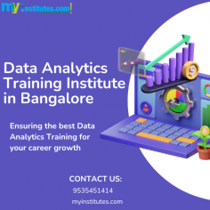 Data Analytics training institutes in Bangalore offer specialized courses in data analysis,
covering tools like Python, R, SQL, and Excel. With hands-on projects and industry-focused
training, these programs prepare students for careers in data-driven fields, helping them
gain valuable insights and decision-making skills.
