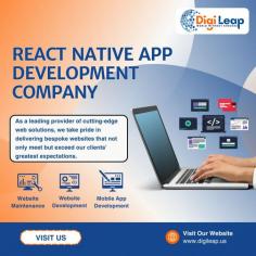 DigiLeap is a premier React Native app development company specializing in creating high-quality, cross-platform mobile applications for iOS and Android. Our experienced team delivers innovative and scalable solutions tailored to meet your business needs, ensuring exceptional performance and user experience.