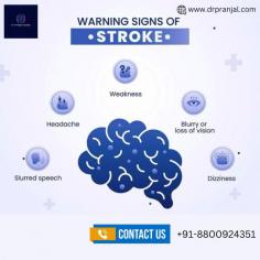 Recognizing the warning signs of a stroke can save lives. Symptoms like sudden weakness, speech difficulties, facial drooping, or confusion require immediate medical attention. Acting quickly can prevent severe complications and improve outcomes.

If you or a loved one are concerned about stroke symptoms or recovery, consult Dr. Pranjal Pandey, the best neurosurgeon and spine specialist in Delhi NCR, for expert diagnosis and personalized care.