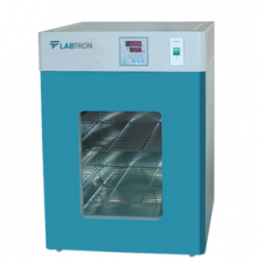 Labtron Water Jacketed CO₂ Incubator has a 270L stainless steel chamber and microprocessor control unit operating from room temperature to 65°C. The water-jacketed system ensures uniform heating. It includes a digital display and timer from 0 to 999 minutes.