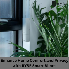 RYSE Smart Blinds give you complete control over your space, from light management to privacy. Set schedules or adjust settings remotely for optimal comfort. Sleek designs blend seamlessly into your home's décor, offering functionality and elegance with the latest smart technology. Take your home comfort to the next level—shop RYSE Smart Blinds today!
