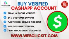 Buy Verified Cash App Accounts
Cash App is the popular transaction apps that is easy and secure. A Verified CashApp account is safe and limitless. WebClick IT provide fully verified Cash app account in affordable price. You can buy verified cash app accounts from us.

CashApp Feature and Why Choose Us:
Email and SSN Verified
Date of Birth Verified
All Documents Provide
4k, 10K verified account
7 days replacement guarantee
24/7 support
Contact Us:
Tel: @webclick_it
WhatsApp: +1 (337) 420-5093
Gmail: webclickit6@gmail.com