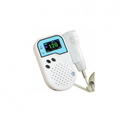 Medzer Ultrasound Fetal Doppler features a blue backlight LCD for night use, a battery status indicator, a built-in rechargeable battery, an automatic power-off feature, and a built-in speaker. It includes an earphone jack for private listening, ensuring convenient and efficient operation.
