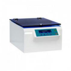 Lab Expo Low Speed Centrifuge features a microcomputer display to track speed, time and RCF. Designed for separating blood components, it offers program settings for serology, immuno-detection, blood typing and analysis, ensuring precision and convenience in various applications.