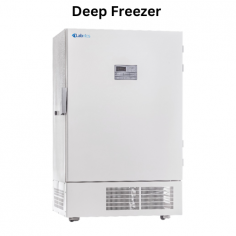 Labnics deep freezer is an ergonomically designed upright cold storage system, capable of maintaining a low temperature range from minus 10 to minus 25 degrees Celsius. It offers a spacious capacity of 936 liters, features a direct cooling method, and includes a manual defrost option for convenience.
