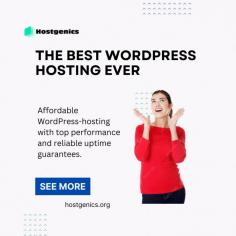 Experience unparalleled WordPress hosting with Hostgenics. From lightning-fast speeds to robust security and expert support, we provide the ultimate platform for your WordPress website to thrive.


