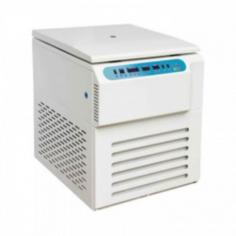 Labexpo's Low-Speed Centrifuge is a compact, microprocessor-controlled tabletop unit designed for efficient blood component separation. It features a digital display for precise control over speed, time and RCF, ensuring reliable results in clinical diagnostics and laboratory research. 