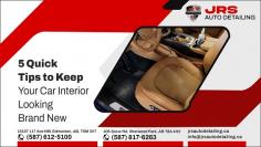 Keeping the car interior pristine is not just about aesthetics; it also enhances the driving experience and preserves vehicle value. Auto detailing in Edmonton transforms a car’s cabin from cluttered and dingy to immaculate and inviting,To More: https://profsnal.com/5-quick-tips-to-keep-your-car-interior-looking-brand-new/,info@jrsautodetailing.ca , (587) 612-5100

#professionalautodetailing #jrsdetailingedmonton #vehicleprotectionspecialists #autodetailingexperts #edmontondetailingservices #autocareedmonton #jrsautodetailing  #jrsautodetailingedmonton  #jrsautodetailingsherwoodpark
