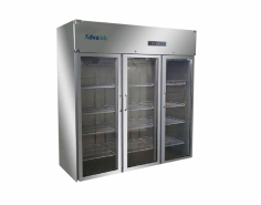 Advalab Pharmaceutical Refrigerator provides a 1500-liter capacity with a 2-8°C temperature range for storing temperature-sensitive drugs and vaccines. Its durable stainless steel interior, built-in lock, R134a refrigerant, air-cooled system, and auto-defrost ensure reliable and efficient performance.
