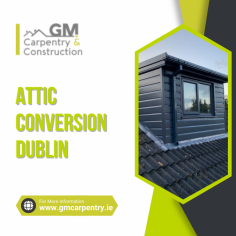 As leading attic conversion specialists in Dublin, G&M Carpentry offers bespoke solutions to maximize your attic's potential. Whether you need an extra bedroom, office, or storage, our expert team ensures a seamless conversion with top-quality craftsmanship. From design to completion, we transform your attic into a functional and beautiful space. Start your attic transformation today: https://gmcarpentry.ie/attic-converstions.html