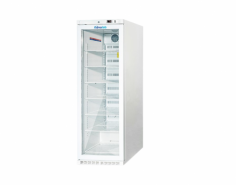 Advalab Medical Refrigerator features a spark-free, forced air cooling system for consistent 2°C-8°C storage of pharmacy products. It offers a 598L capacity, adjustable shelves, a lockable door, auto-defrost, a mercury-free LED light, a CFC-free refrigerant, energy efficiency, and simple push-button controls.