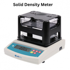 Labnics Solid Density Meter is a high-precision instrument that measures densities from 0.001 to 99.999 grams per cubic centimeter with a resolution of 0.001 grams per cubic centimeter. Using the Archimedes principle, it delivers results in just five seconds with a durable, transparent measuring tank.
