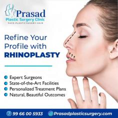 Durga Prasad Plastic Surgery Hospital in Visakhapatnam offers exceptional services in rhinoplasty, nose surgery, and nose correction surgery. Known for its expertise in cosmetic and reconstructive procedures, the hospital provides world-class treatments for patients seeking to enhance their facial appearance or correct nasal defects. The skilled team of surgeons specializes in Rhinoplasty in Vizag, using advanced techniques to achieve natural-looking results while ensuring a high level of patient care. Whether you're looking for Nose Surgery in Vizag for aesthetic improvements or medical reasons, Durga Prasad Plastic Surgery Hospital is dedicated to delivering personalized solutions for optimal outcomes in Nose Correction Surgery in Visakhapatnam.
Visit Us:https://prasadplasticsurgery.com/services/nose-shape-correction/