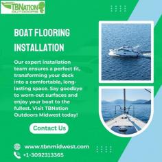 Revamp your boat with premium, durable boat flooring installation from TBNation Outdoors Midwest. Our expert installation team ensures a perfect fit, transforming your deck into a comfortable, long-lasting space. Say goodbye to worn-out surfaces and enjoy your boat to the fullest. Visit TBNation Outdoors Midwest today!