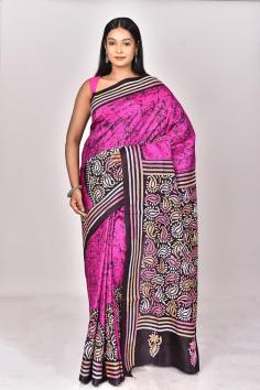 Kantha Work Pure Silk Sarees -
Kantha work pure silk sarees are a unique blend of elegance and craftsmanship. Hand-stitched with intricate Kantha embroidery, these kantha work pure silk sarees showcase traditional motifs and patterns, making each piece a unique work of art. Perfect for special occasions, these kantha work pure silk sarees reflect the rich heritage of Indian textile artistry. Browse through kantha work pure silk sarees online range at https://www.ramshyamcollection.com/categories/pure-silk-saree