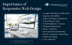 Did you know responsive web design is key to success online? Optimize for mobile-first indexing, improve usability, and boost customer experience—all while saving costs! Enhance your online presence with our website development services.  https://www.medresponsive.com/services/custom-website-development/